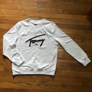 Tommy Hilfiger white sweatshirt (s/m)